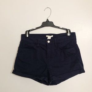 H&M Navy Denim Shorts